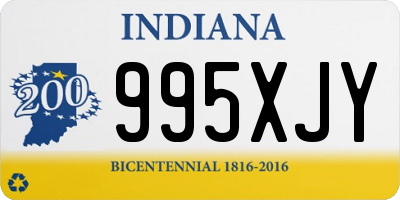 IN license plate 995XJY