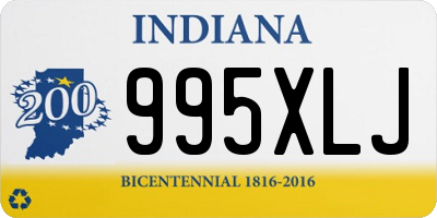 IN license plate 995XLJ