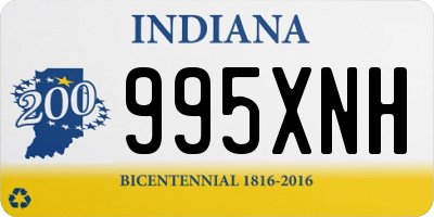 IN license plate 995XNH