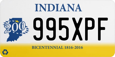 IN license plate 995XPF