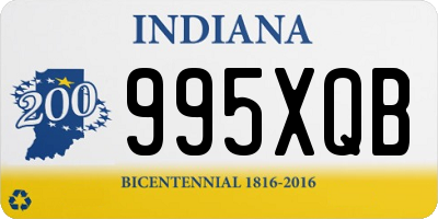 IN license plate 995XQB