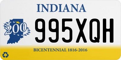 IN license plate 995XQH