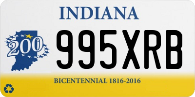 IN license plate 995XRB