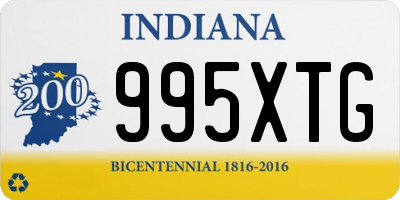 IN license plate 995XTG