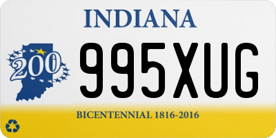 IN license plate 995XUG