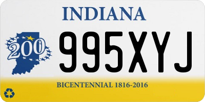 IN license plate 995XYJ