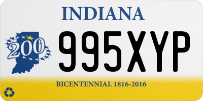 IN license plate 995XYP