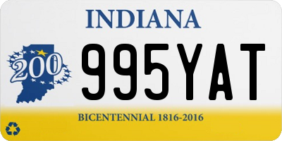 IN license plate 995YAT