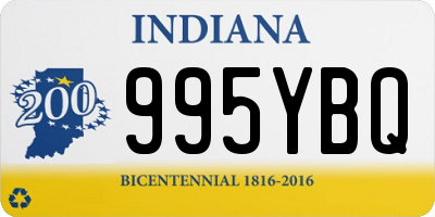 IN license plate 995YBQ