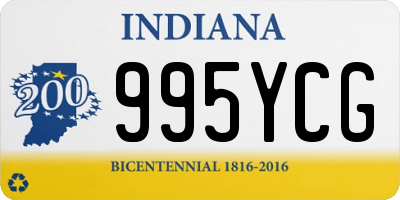 IN license plate 995YCG