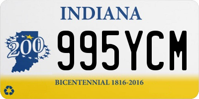 IN license plate 995YCM