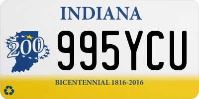 IN license plate 995YCU