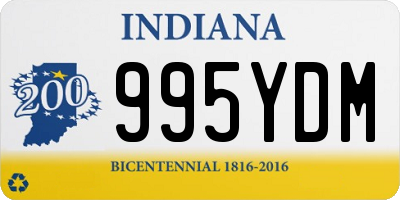 IN license plate 995YDM