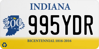 IN license plate 995YDR