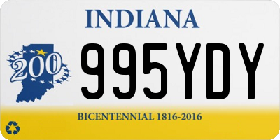 IN license plate 995YDY