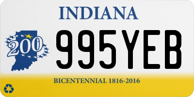 IN license plate 995YEB