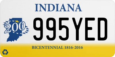 IN license plate 995YED