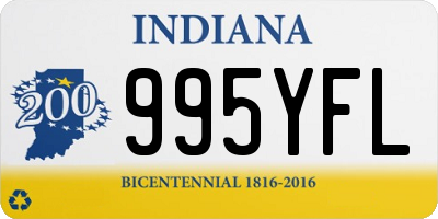 IN license plate 995YFL