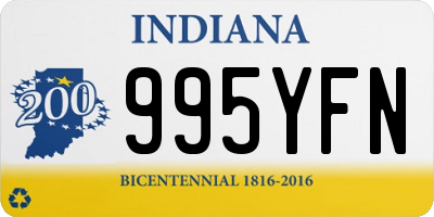 IN license plate 995YFN