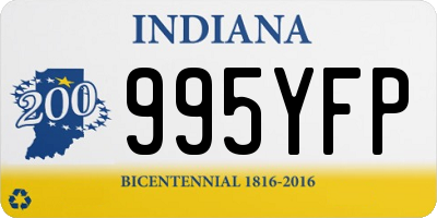 IN license plate 995YFP