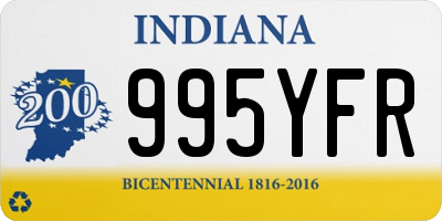 IN license plate 995YFR