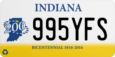 IN license plate 995YFS