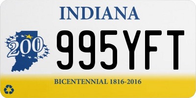 IN license plate 995YFT