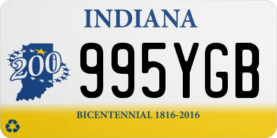 IN license plate 995YGB