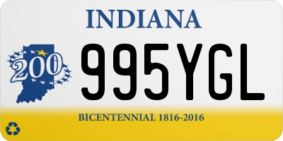 IN license plate 995YGL