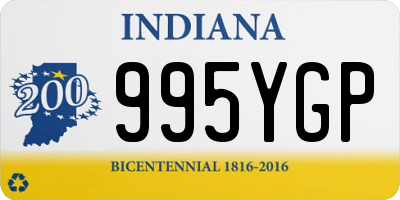 IN license plate 995YGP