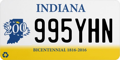 IN license plate 995YHN