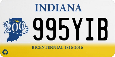 IN license plate 995YIB