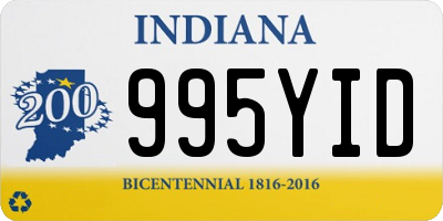 IN license plate 995YID