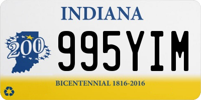 IN license plate 995YIM