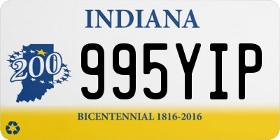 IN license plate 995YIP