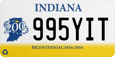 IN license plate 995YIT