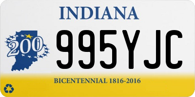 IN license plate 995YJC