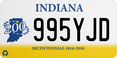 IN license plate 995YJD