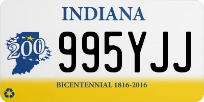 IN license plate 995YJJ