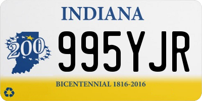 IN license plate 995YJR