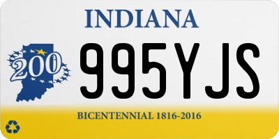 IN license plate 995YJS