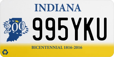 IN license plate 995YKU