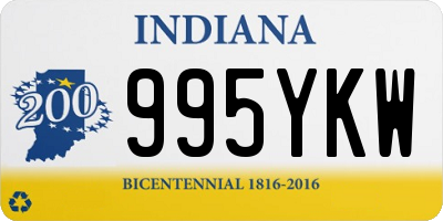 IN license plate 995YKW