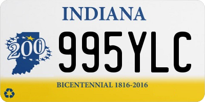 IN license plate 995YLC