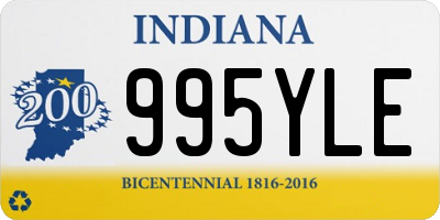 IN license plate 995YLE