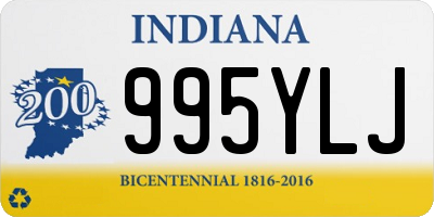 IN license plate 995YLJ