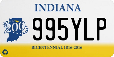 IN license plate 995YLP