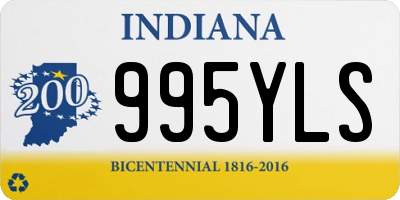 IN license plate 995YLS