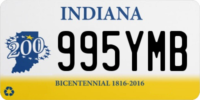 IN license plate 995YMB