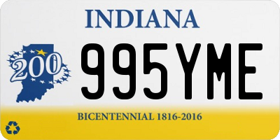 IN license plate 995YME